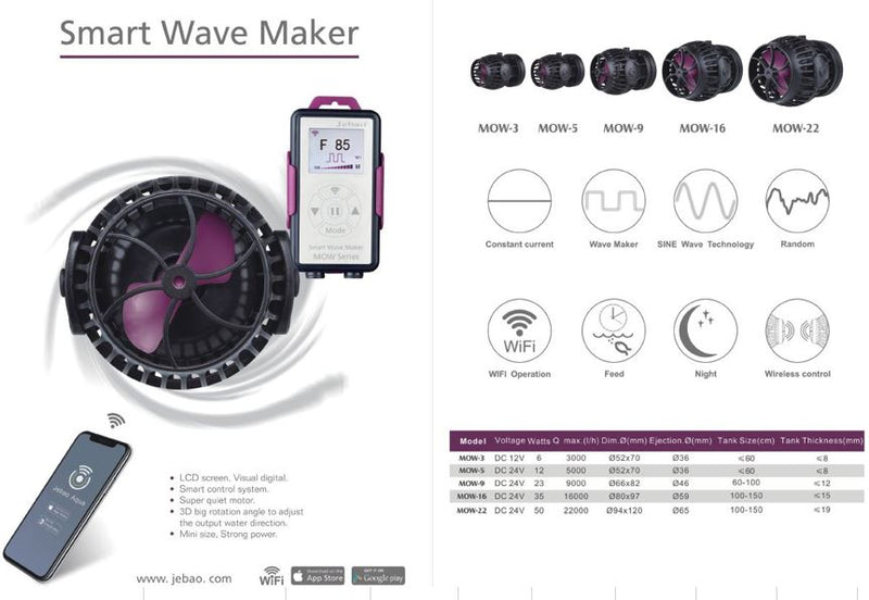 Jebao Strömungspumpe MOW-22 | Meerwasser Aquarium